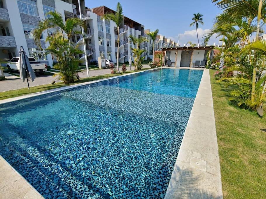 Departamento Con Alberca Appartement Manzanillo Buitenkant foto